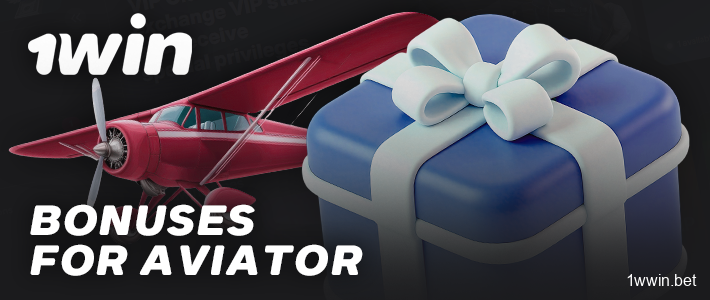 Bonuses at 1Win Casino for betting on Aviator