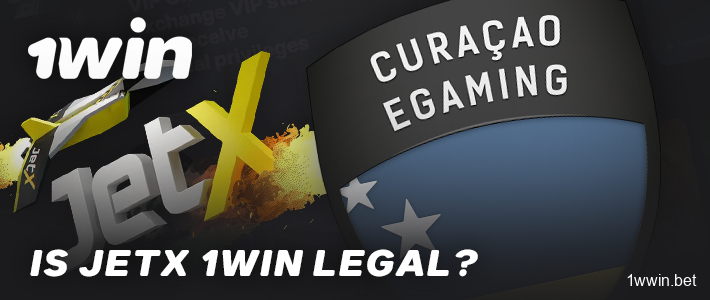 License for the JetX 1win Online Casino