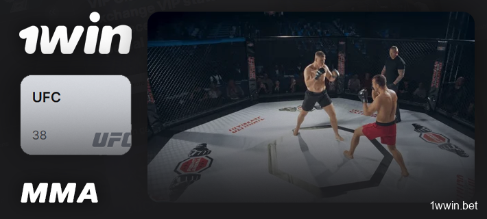 MMA matches for betting at 1Win