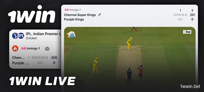 Live sports broadcasts on 1Win – place live bets