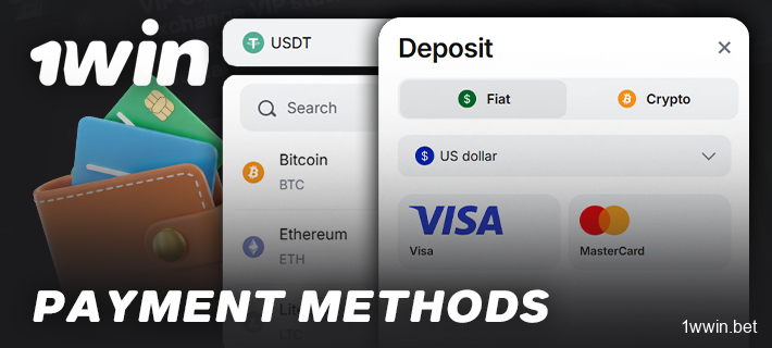 Payment Methods at 1Win Online Casino: Debit Cards and Cryptocurrency