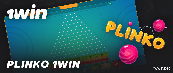 Plinko game at 1Win for real money