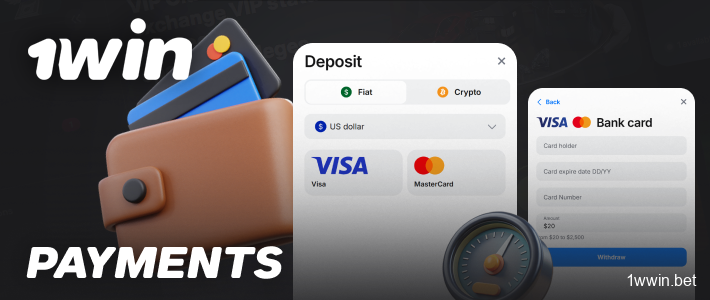 1win Casino supports popular payment methods and fast withdrawals