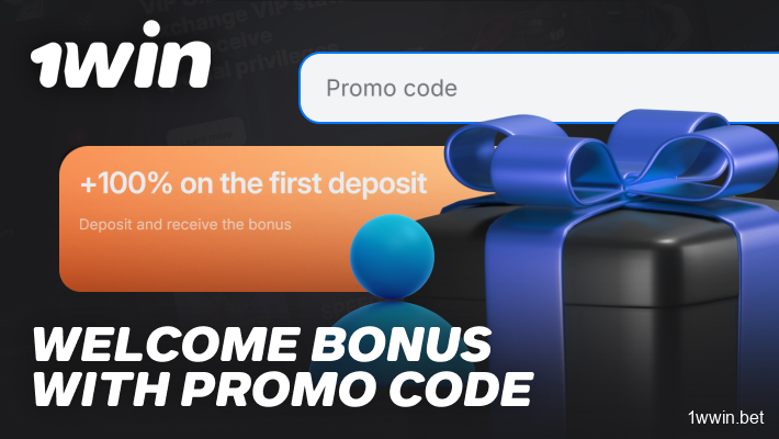When signing up for 1win, players can use a promo code to receive a welcome bonus