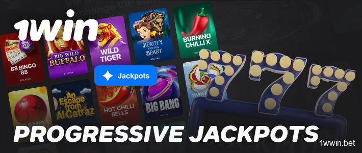 The progressive jackpots at 1win Casino offer the chance to win big